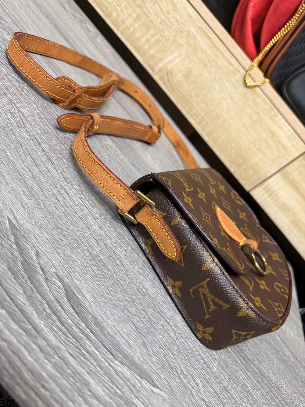 Louis Vuitton Vintage Mini St Cloud Monogram Crossbody Bag - Picture 4 of 15